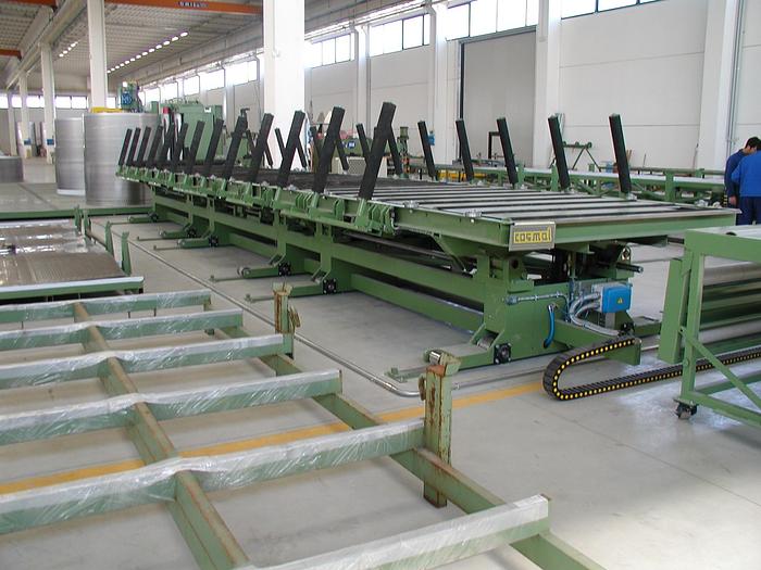 Used F&P/COSMAL 2000mm x 4mm S.S. Cut To Length Line #4334