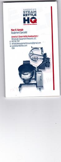 Used DOBOY PACKAGING MACHINERY SCOTTY II only @ AMERICA'S STEAM KETTLE HEADQUARTERS ! (#630C)