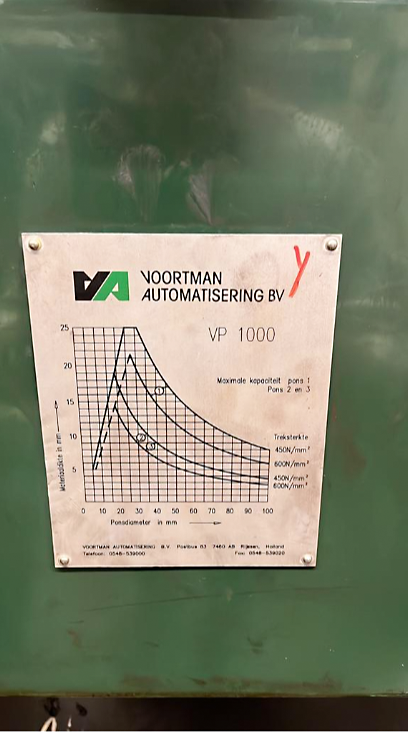 Used Voortman V550 - Punching Machine