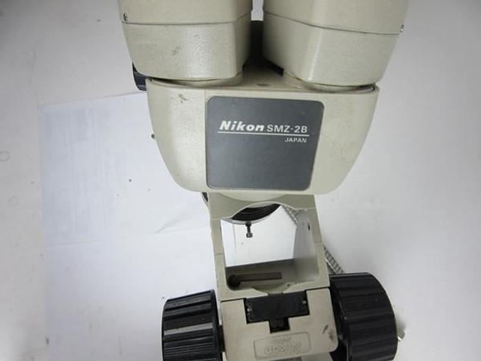 Used Nikon Microscope with fibre light