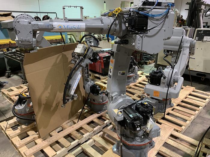 Used MOTOMAN UP50N (HP50) 50KG X 2046MM REACH 6 AXIS CNC ROBOT WITH NX100 CONTROL