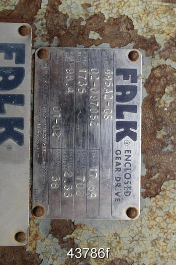 Used Falk 485A2-CS Gear Drive, 17.64/1 Ratio #43786