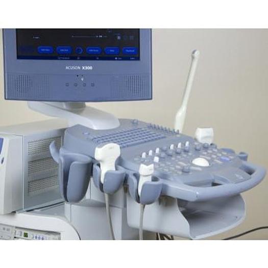 D'occasion ECHOGRAPHE SIEMENS ACUSON X300 AVEC 4 SONDES ET ECRAN PLAT