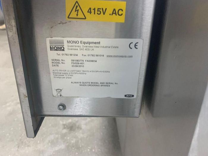 Used 2010 MONO DONUT FRYER FG029-H01.