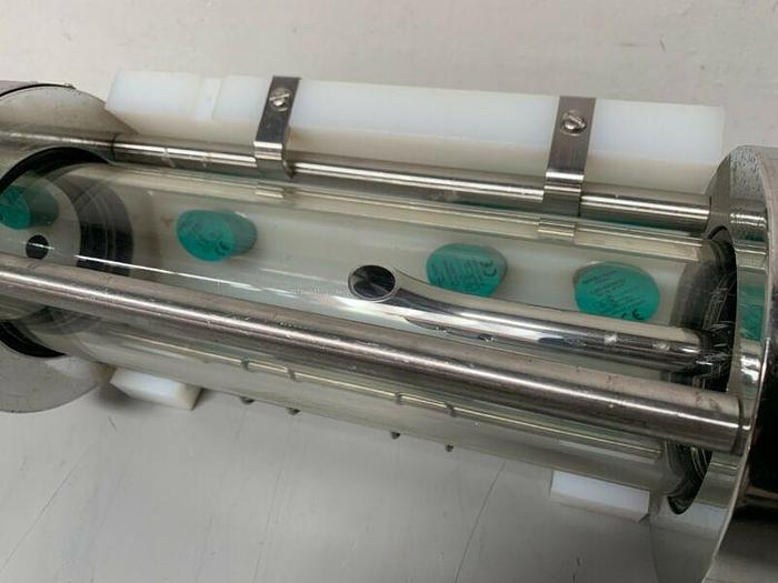 Used Millipore K400-60BT Chromatography Column w/ 3-Way 1/2" Sanitary Fittings