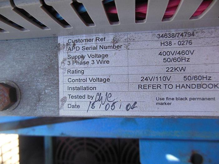 Used Compressor, Air, 30 HP, CompAir, Hydrovane, 232 PSI, B #S742392