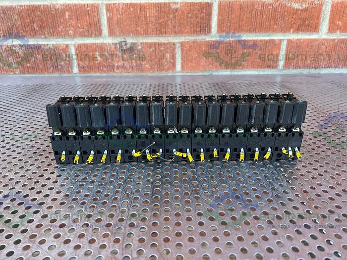 Used Crouzet  81513100 Pneumatic Control Valve w/ Crouzet 81517201 Sub Base