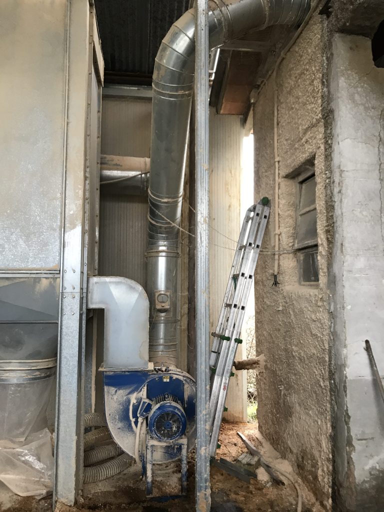 Used Impianto di aspirazione a 3 sacchi