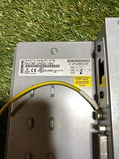 Used Siemens 6AV7851-0AE20-1AA0 Simatic Panel, PC 477B