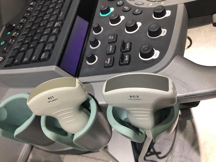 Used Siemens Acuson S1000 Ultraschallsystem mit 5 Sonden, Mitsubishi Drucker P95