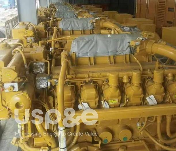 Used 1.3 MW 2019 Unused Caterpillar 3512C Diesel Generator Sets