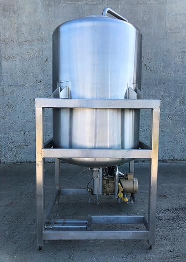Used Tank, 400 Gallon, 316L Stainless Steel, Holland, Deaerator, FV #S743863