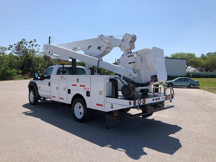 Used 2013 Ford F550 4x4 Versalift VST47I 52ft Material Handler Bucket Truck - 77745