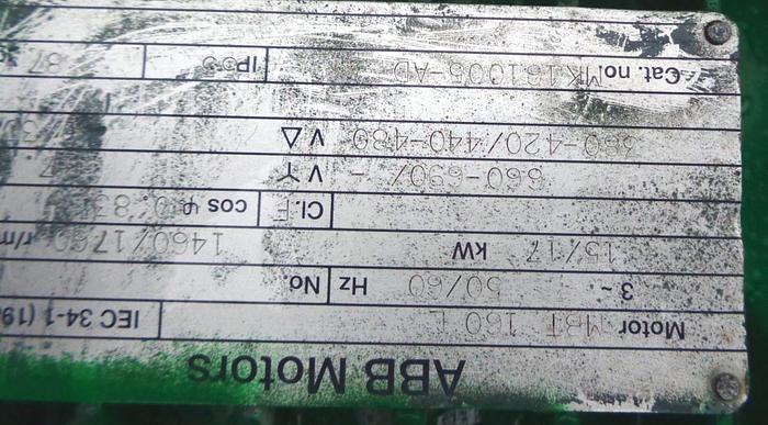 Used Pump, Centrif., 20/22 HP, S/st, 4" x 6", Sanitary, #S742772