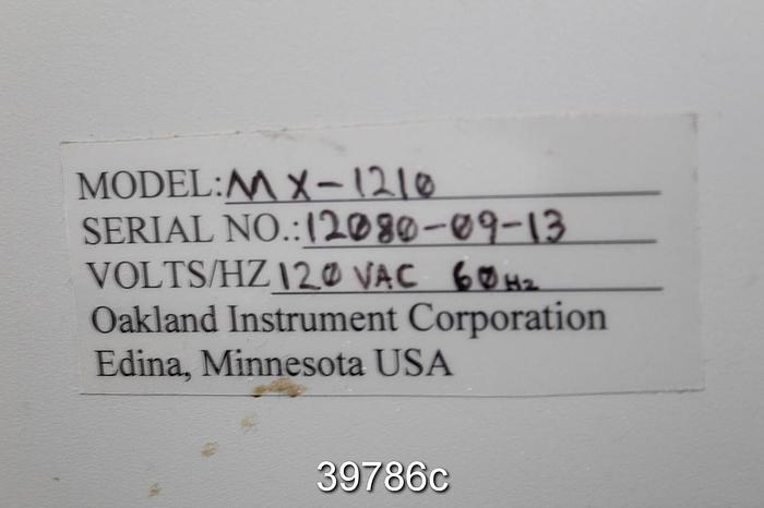 Used Oakland MX 1210 Micro Thickness Gauge #39786