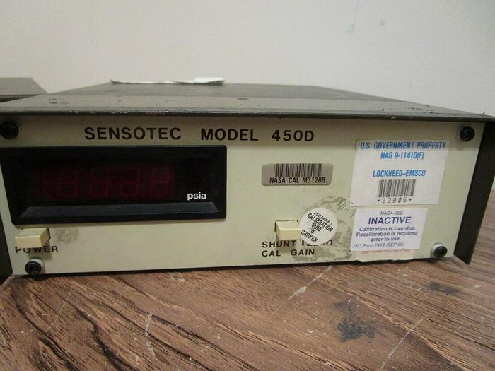 Used Sensotec 450D Digital Pressure Readout Lot of (3)