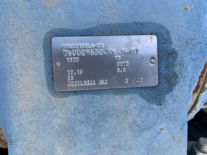 Used Stainless Steel Auger Screw Conveyor 34.5' Long x 15" Diameter