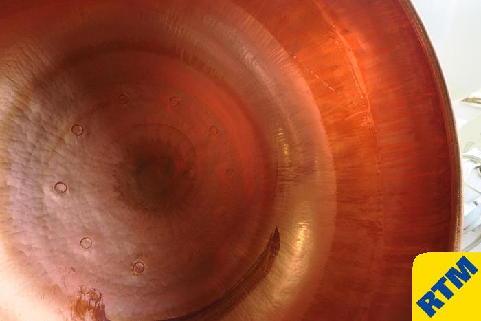 Used (8) Copper Coating Pans