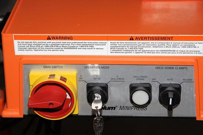 Used *SOLD* Hinge Boring Machine - Blum MSP