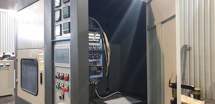 QTY 1 50 Ton Upstroke hydraulic lab press.