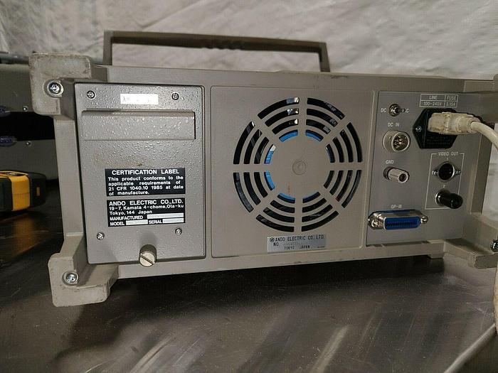 Used Ando Electric AQ-7110C Optical Fiber Analyzer Fiber Optics