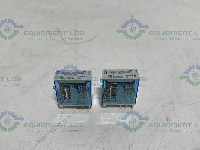 Lot of 2 - Allen Bradley  700-HK32Z24 Slim Line Relay 8 AMP