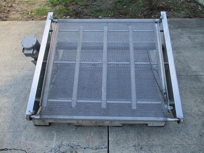 Used Conveyor; Outfeed Wiremesh; 42"Wx42"L