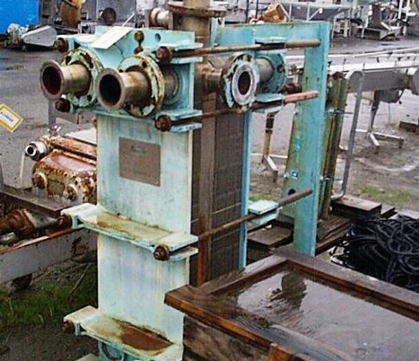 Used Heat Exchanger, Plate, 312 SF, S/st, APV, (52) Plates, #C431660