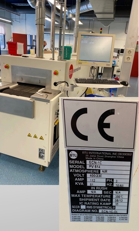 Used 2013 BTU International PV 614 Solar Firing Furnace