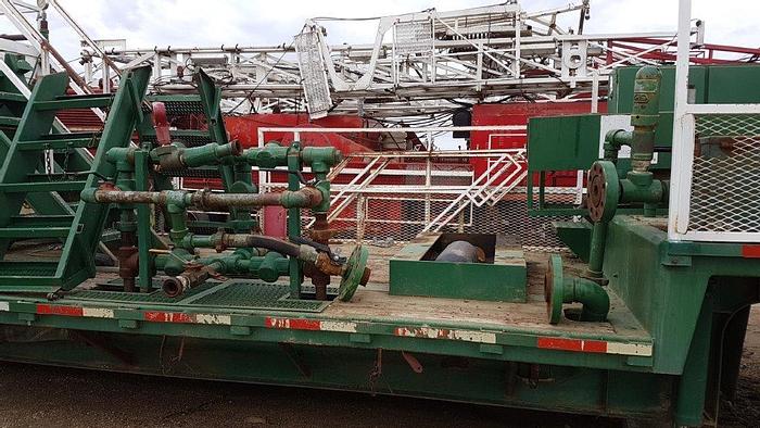 Used 1995 Loadking Industries 48' Tandem Axle Stepdeck Trailer