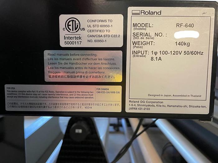 Used 2016 Roland RF-640