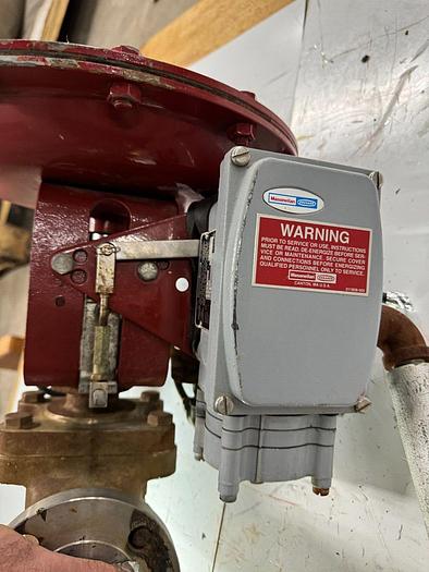 Used Masoneilan 3" Model 88U-25125 Diaphragm Control Valve | 1" Body | 150 ANSI | SVI-2 Valve Positioner | Air Filter Regulator