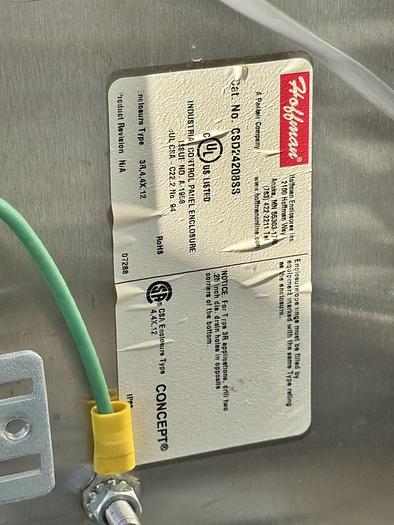 Used Servomex Oxygen Analyser Skid