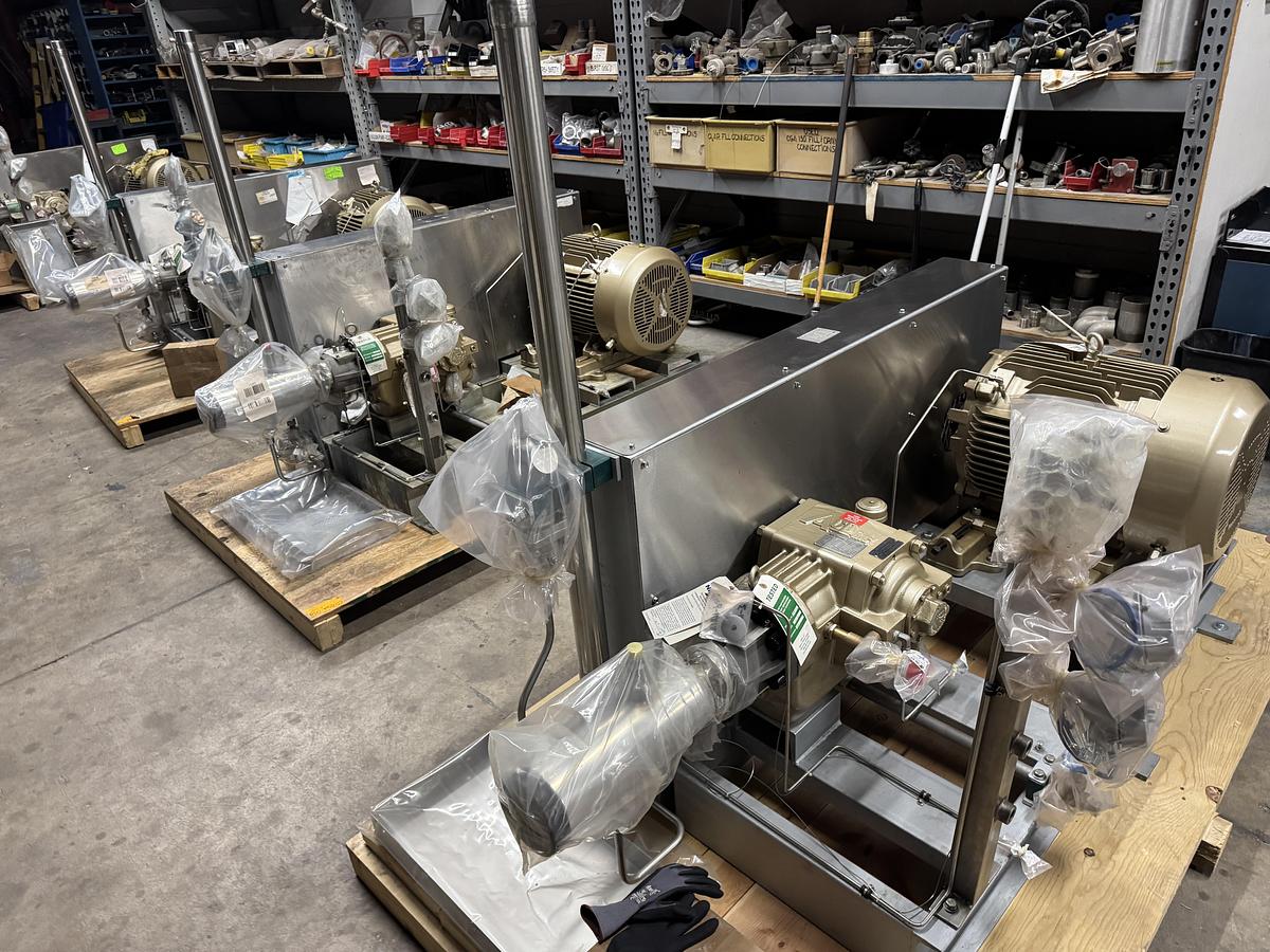 Brand New Nikkiso - ACD 1 SGV Cryogenic Pump, 10 to 7000 psi, 3.1- GPM Flow, 40HP Liquid Hydrogen LH2, LIN, LAR