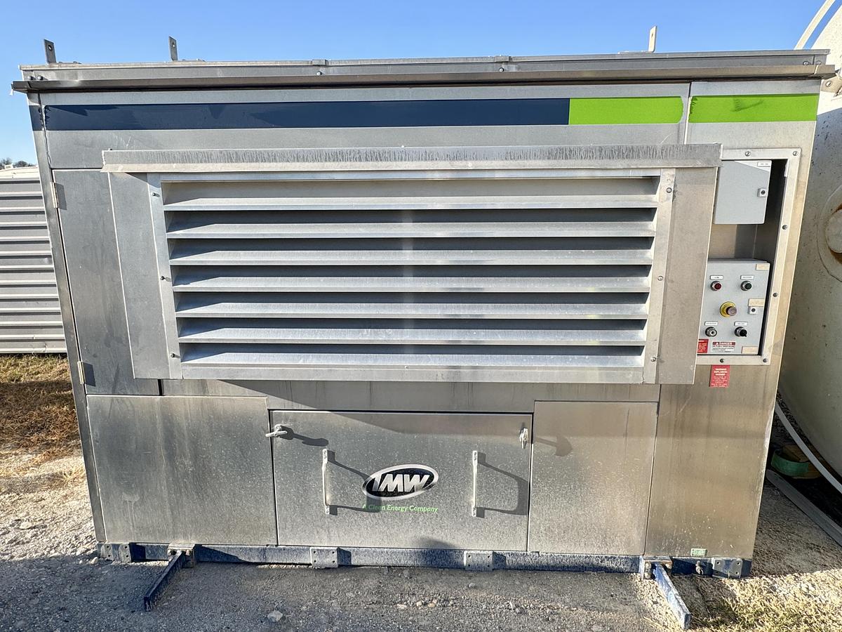 Used IMW50 CNG Compressor - 90 SCFM. 50HP, 30-40psi inlet 4500 PSI Discharge