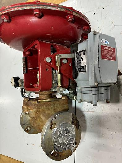 Used Masoneilan 3" Model 88U-25125 Diaphragm Control Valve | 1" Body | 150 ANSI | SVI-2 Valve Positioner | Air Filter Regulator