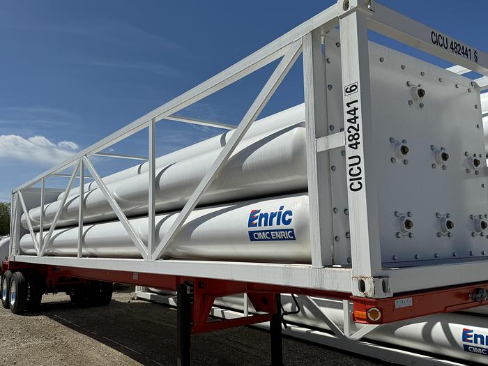 Used Brand NEW - Helium Tube Skid - 160,000 SCF at 3161 PSI. 40ft trailer with 34K GVWR 