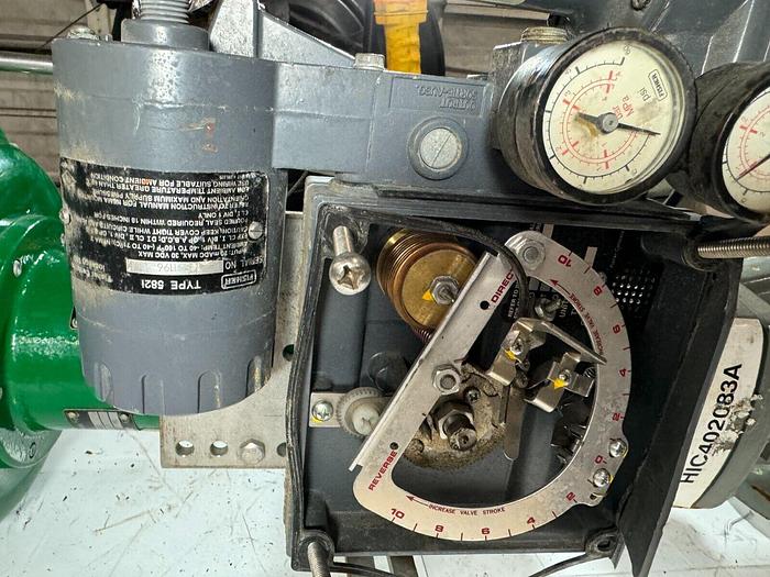 Used Fisher Type 657 Control Valve with 1" Type 3590 Size 30 Actuator