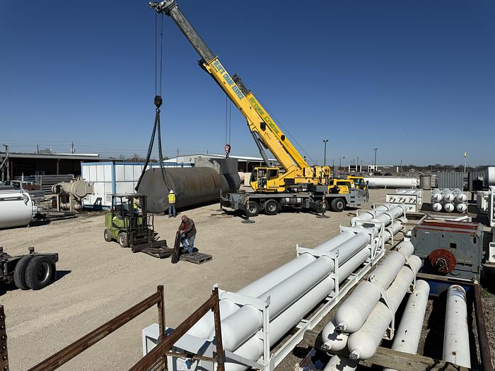 Used LNG Storage 18,000 Gallons Chart with 2 pumps - Brand New - Underground  Horizontal