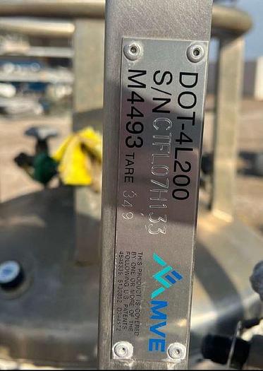 Used 4 230L Chart Microbulk Dewar- Sold as lot of 4