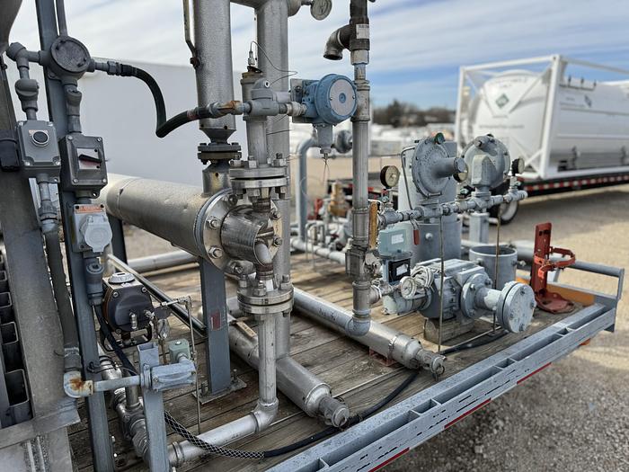 Used LNG Regasification Trailer with Gas Odorizer 26,000 scfh (LNG Vaporizer Skid)