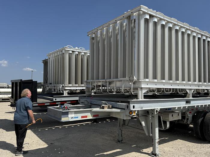 Mobile Vaporizer 74 MCFH / 700psi for LNG / LOX / LIN / LAR - ReGasPro 74M