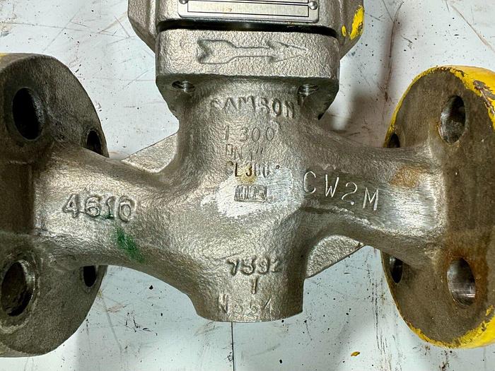 Used Samson 3277 Pneumatic Actuator with 3730-3 Process Controller | Size 1 | 120 cm | ANSI CL150 | 6.0 Bar / 90 PSI