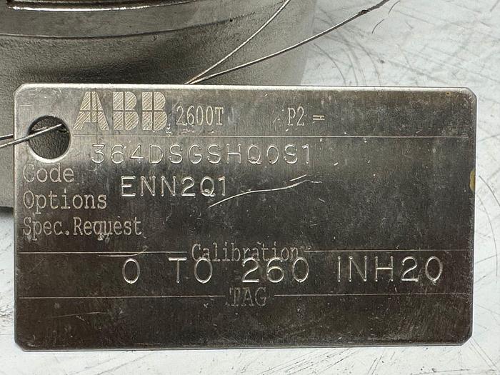 Used ABB 2600T Fill Fluid Transmitter Model