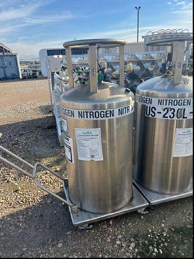 Used 4 230L Chart Microbulk Dewar- Sold as lot of 4