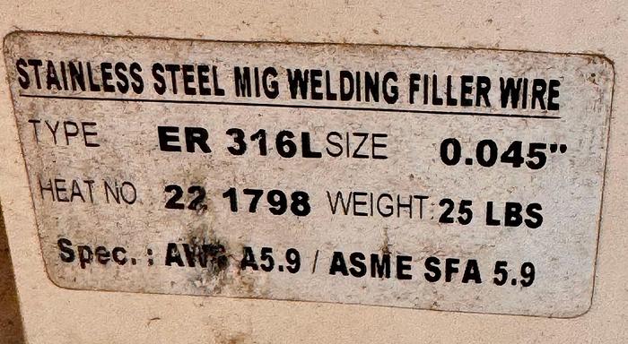ER 316L Stainless Steel Mig Welding Filler Wire
