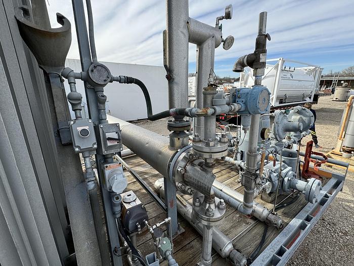 Used LNG Regasification Trailer with Gas Odorizer 26,000 scfh (LNG Vaporizer Skid)