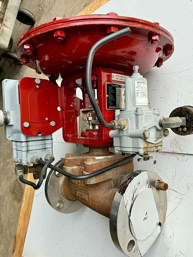 Used Masoneilan 3" Model 88U-25125 Diaphragm Control Valve | 2" Body | 150 ANSI | SVI-2 Valve Positioner | Air Filter Regulator