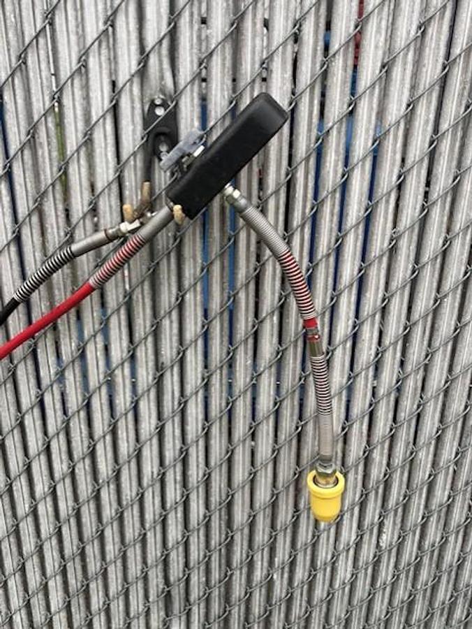 Used CNG Fill Station with Kimary WR 1750 OP 3.5 Regulator – Skid Mounted Reciprocating Gas Compressor