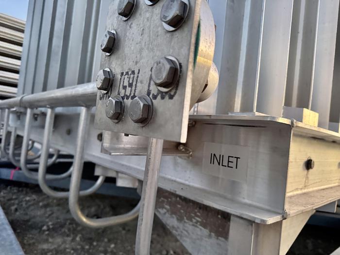 Cryogenic Ambient Vaporizer 74,000 SCFH / 700 PSI for LNG, LOX, LIN, LAR - ReGasPro 74 - Brand New